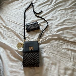 Spartina crossbody and matching wallet set